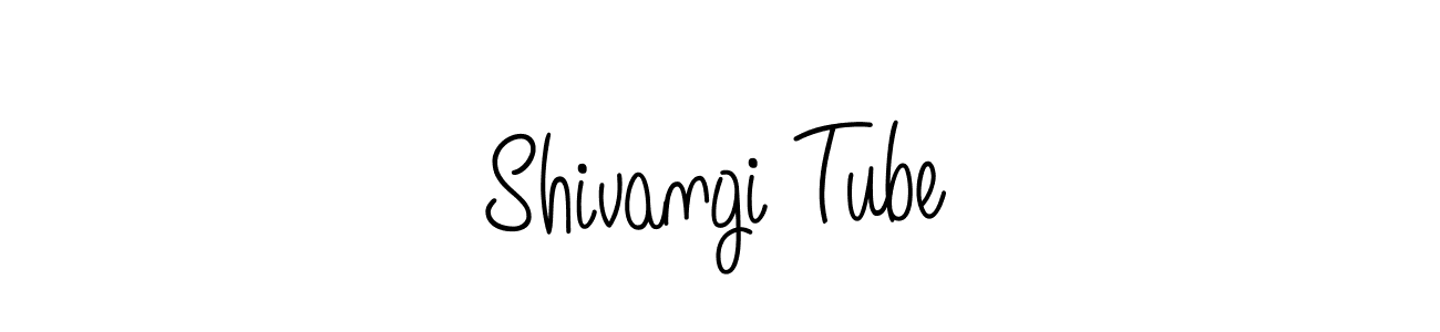 Design your own signature with our free online signature maker. With this signature software, you can create a handwritten (Angelique-Rose-font-FFP) signature for name Shivangi Tube. Shivangi Tube signature style 5 images and pictures png